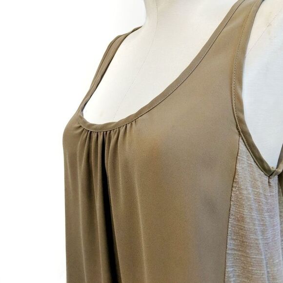 3/$15 • Pleione | Mixed Media Chiffon Tank XS - Picture 3 of 8